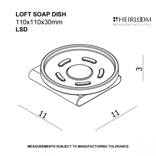 Heirloom Loft Soap Dish
