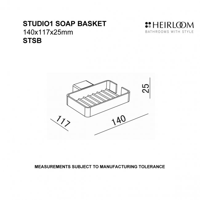 Heirloom Studio 1 Soap Basket