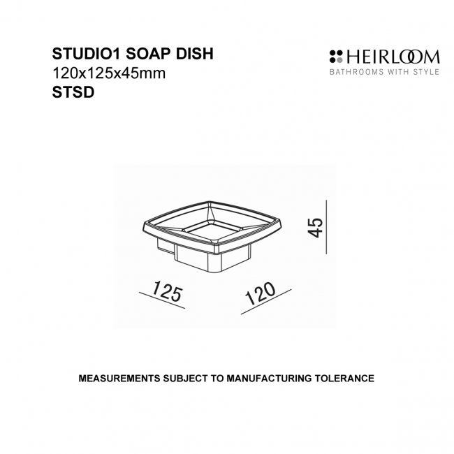 Heirloom Studio 1 Soap Dish