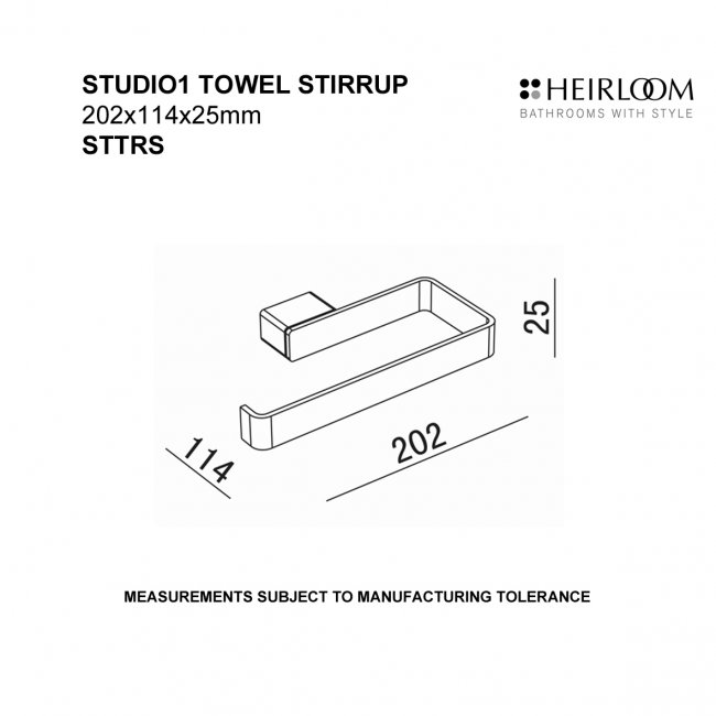 Heirloom Studio 1 Towel Stirrup