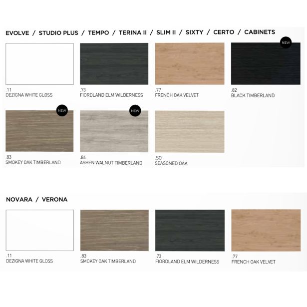 Elementi Verona Wall Hung Vanity 1200, 1 Drawer