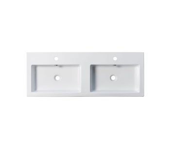 Cangas 1200 Wall-Hung Vanity Double Bowl, 4 Drawers