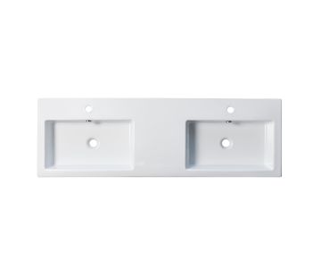 Cangas 1400 Wall-Hung Vanity Double Bowl, 4 Drawers