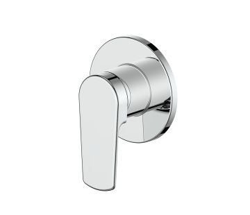 Vantage FloBoost Shower Mixer Round - Chrome