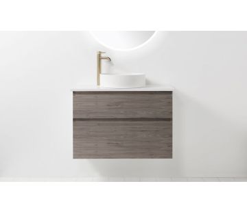 Soft Solid Surface 900 Wall-Hung Vanity, 2 Drawers