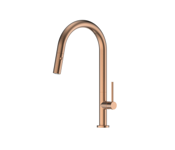 Tesora Pulldown Sink Mixer - Brushed Copper