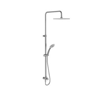 Rain Duet Renew Column - Square Shower Head 