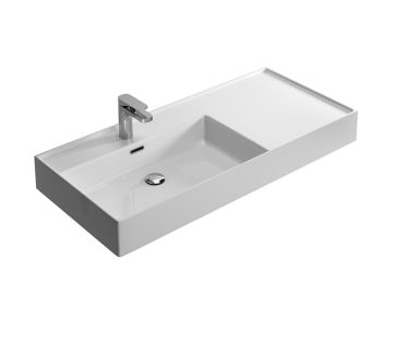 Kiub 1010 Left Hand Wall Basin