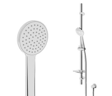 Slide Shower 1 Function with Elbow - Chrome
