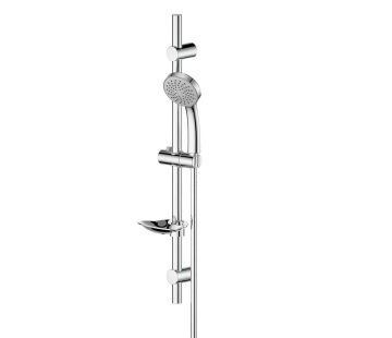Edge Adjustable Slide Shower - Single Function - Chrome