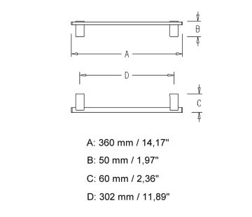 Eletech Towel Rail