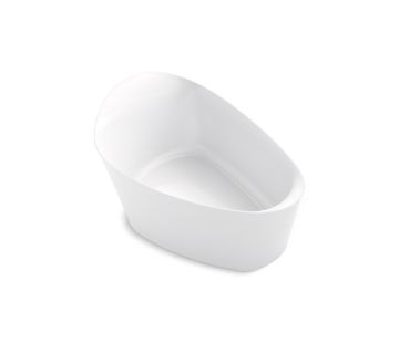 Veil Lithocast Freestanding Bath - Gloss White