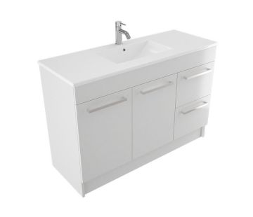 Studio Plus Floor Standing Vanity 1200, 2 Drawers, 2 Doors