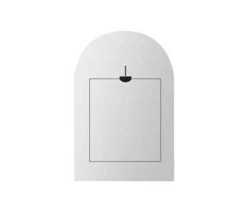Solo Arch 600 Mirror & Demister