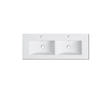 Zara 1200 Floor Standing Vanity, 4 Drawers, Double Bowl