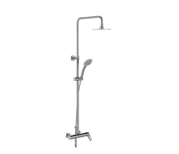 Aleo Dual Shower Column - Exposed Valve