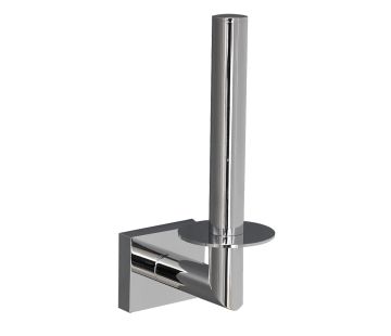 Porsha Spare Toilet Roll Holder - Chrome