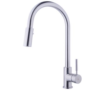 Alfresco Pull-Down Sink Mixer - Stainless Steel