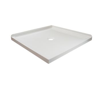 Alcove Shower Base With Center Waste