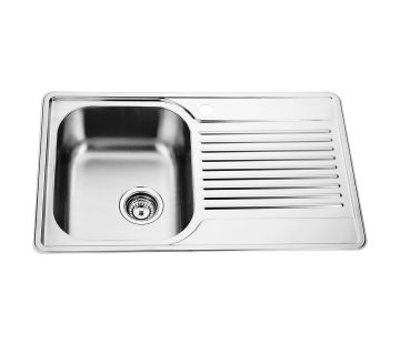 Como Sink 1 Bowl Silk Finish with Accessories