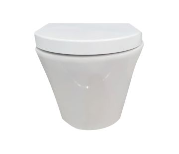 Argento Wall Faced Toilet Pan and Seat (No Cistern)