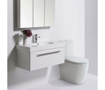 Cascade Back-To-Wall Toilet Suite with Cistern & Soft-Close Seat