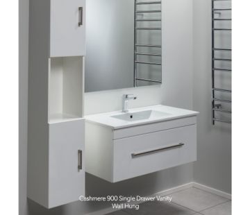 Cashmere Valley Single Drawer Wall-Hung Vanity