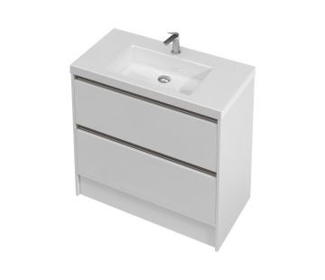 City 46 Vanity with console basin 900 Floor - 2 Drawers