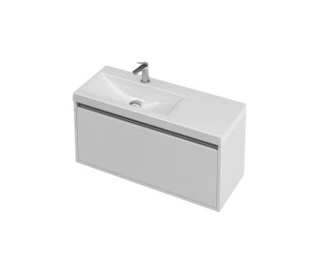 City 35 Vanity 900 Wall Left Basin - 1 Drawer