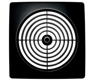 Low Profile Square Grille in Black
