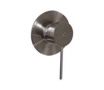 Deluna Shower Mixer 35mm Brushed Finish