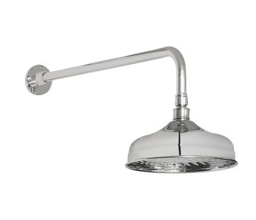 Deja Vu Rain Head Wall Mounted with Wall Arm - Chrome