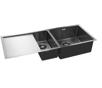 DV Sheffield 1&1/4 Double Bowl & Drainer