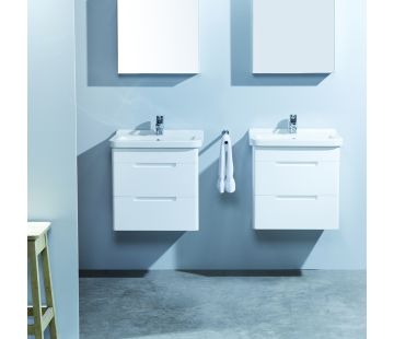 Erika Pro Wall-Hung Vanity 550, 2 Drawer