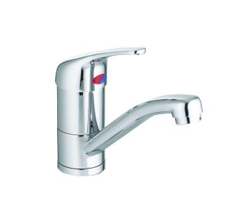 Edge Basin Mixer (Swivel) Mains Pressure - Chrome