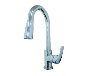 Edge Pull-Down Sink Mixer - Chrome