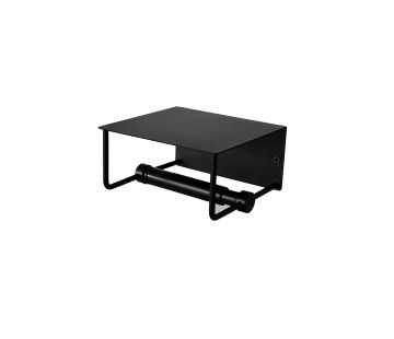 Elegance Toilet Roll Holder Black