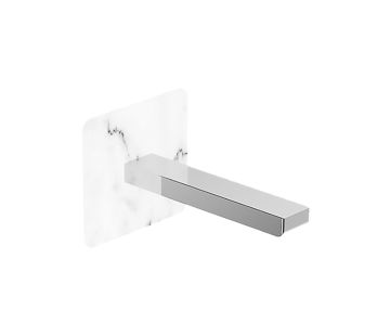 Elements Bath Spout with White Marble