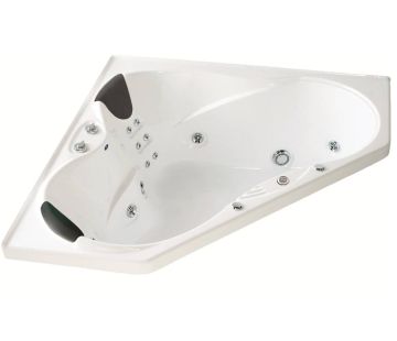 Evora Hydrotherapy Massage Corner Spa Bath