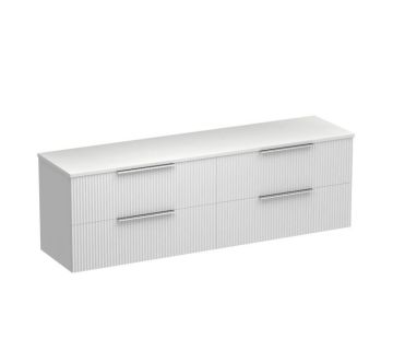 Forma Opaco 1800 4 Drawer Vanity Right Basin