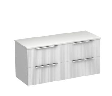 Forma Opaco 1200 4 Drawer Vanity Centre Basin