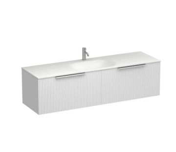 Forma Spio 1500 2 Drawer Vanity Left Basin