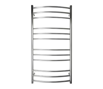 Manhattan Curved Round Heated Towel Rail 12 Bar