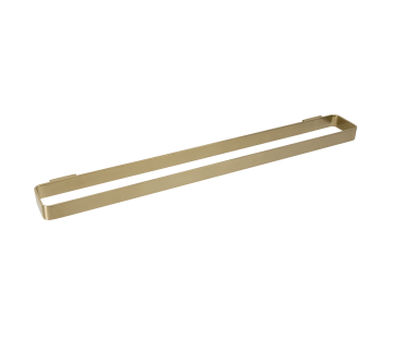 Scarab Long Towel Rail Brushed Gold