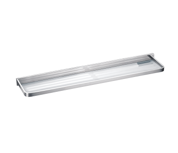 Cubic Long Shelf 600mm Chrome