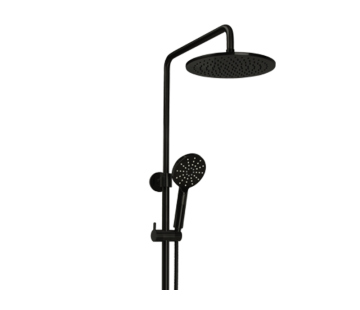 Carbon Shower Tower 3 Function Handshower Satin Black