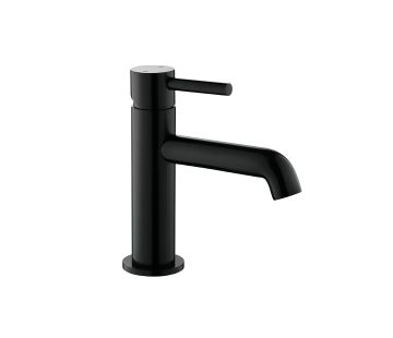 Carbon Slim Standard Basin Mixer Satin Black (120mm reach)