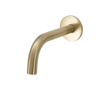 Scarab Wall Mounted Bath Spout Brushed Gold
