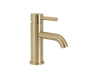 Scarab Standard Basin Mixer Brushed Gold