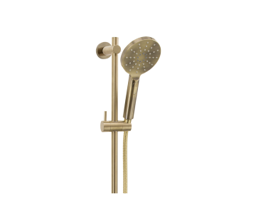 Scarab Slide Shower 3 Function Handshower Brushed Gold